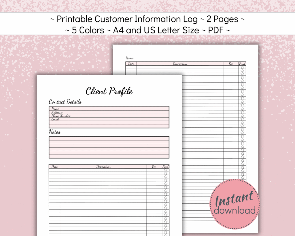 Client Profile for Small Beauty Business
