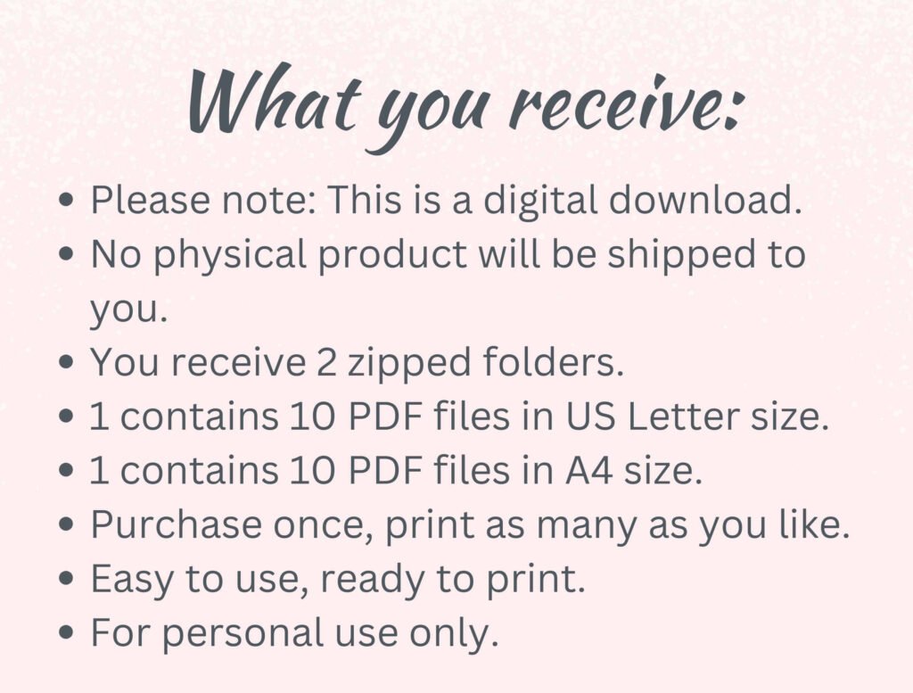 What you Receive